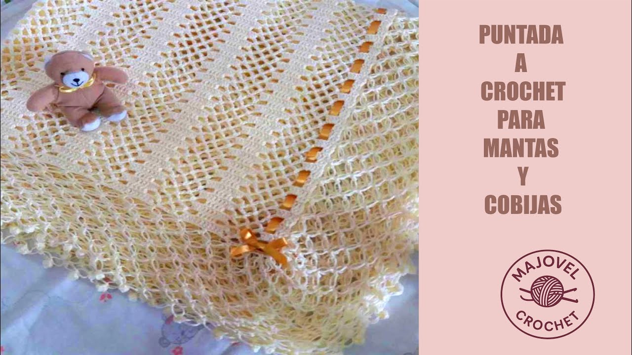 😍 ¡Esta Puntada de Crochet te Sorprenderá! Perfecta para Mantas, Cobijas y Blusas