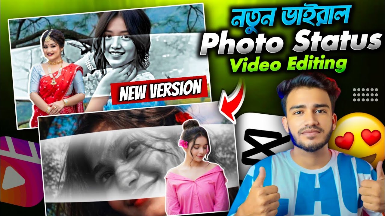 New Instagram Trending Photo Status Video Editing In CapCut | Viral Status Editing | Sakib Tech 