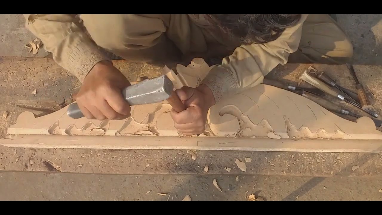 Taj wood carving artwork reeals design # 1