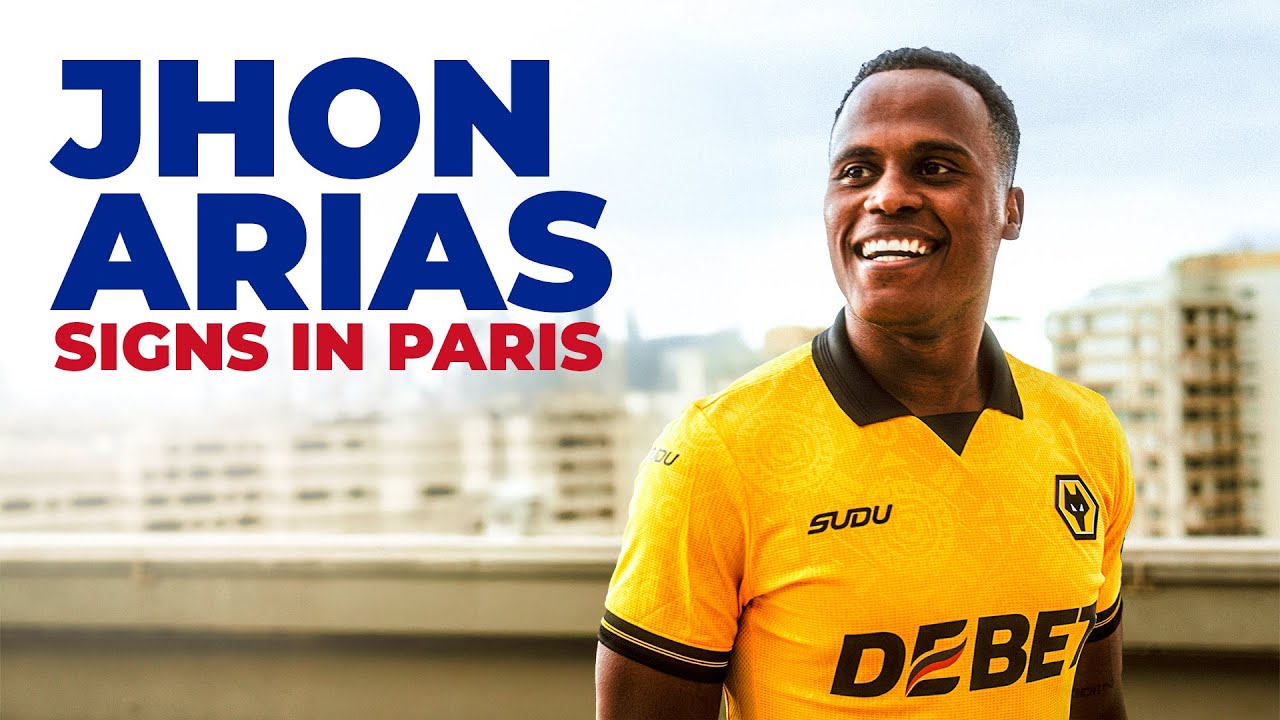 Jhon Arias signs for Wolves in Paris! | Behind the scenes