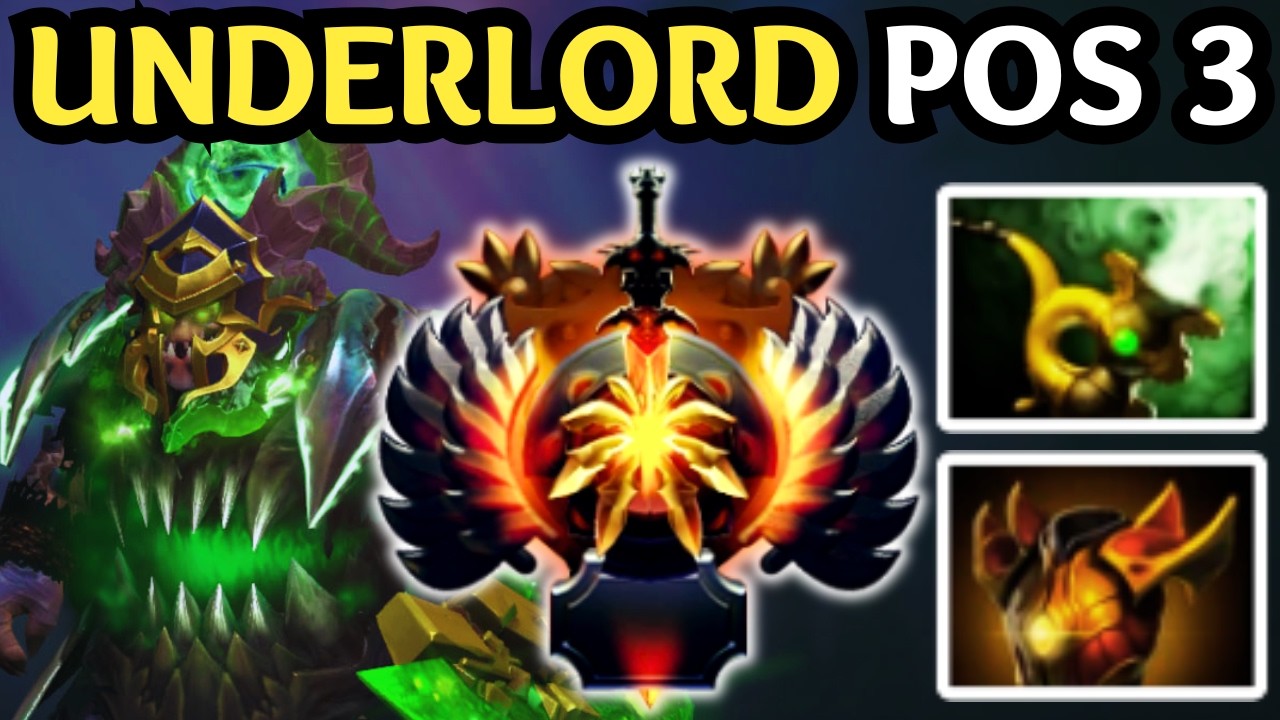 🔥 UNDERLORD OFFLANE — PIT 😈 FIRESTORM 😈 YOU CAN’T MOVE 😈 | DOTA 2 🔥