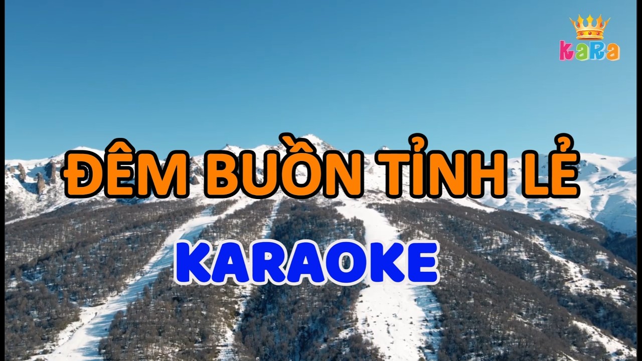 ĐÊM BUỒN TỈNH LẺ KARAOKE | KINGKARA
