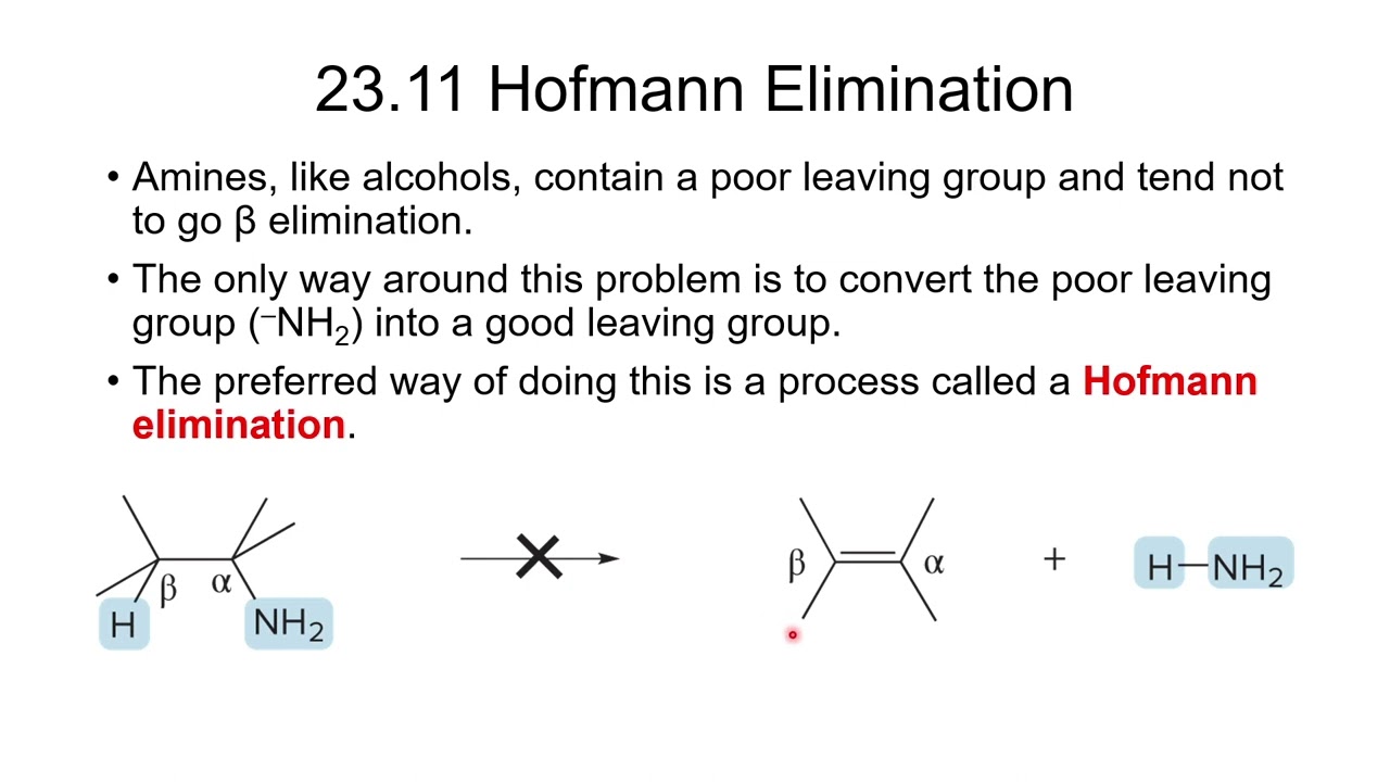 Organic Chemistry II CHEM-2425 Ch 23 Amines Part 3