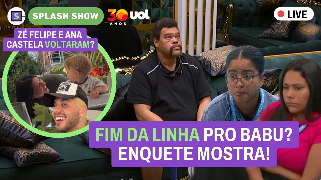 🔴 Babu fora do BBB?Ana Paula reclama de Jonas; Zé Felipe e Ana Castela passam dia juntos! Enquetes +