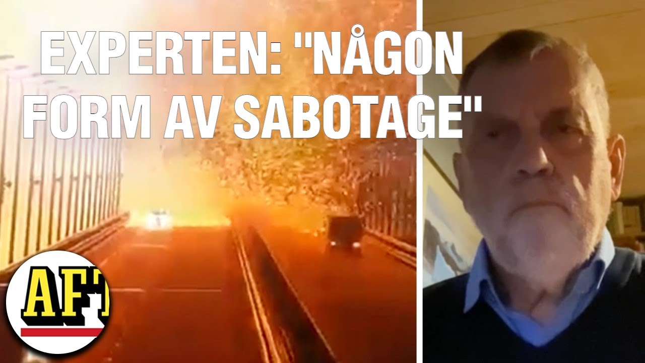 Rysslandsk&auml;nnaren om explosionen p&aring; Krimbron: &rdquo;N&aring;gon form av sabotage&rdquo;