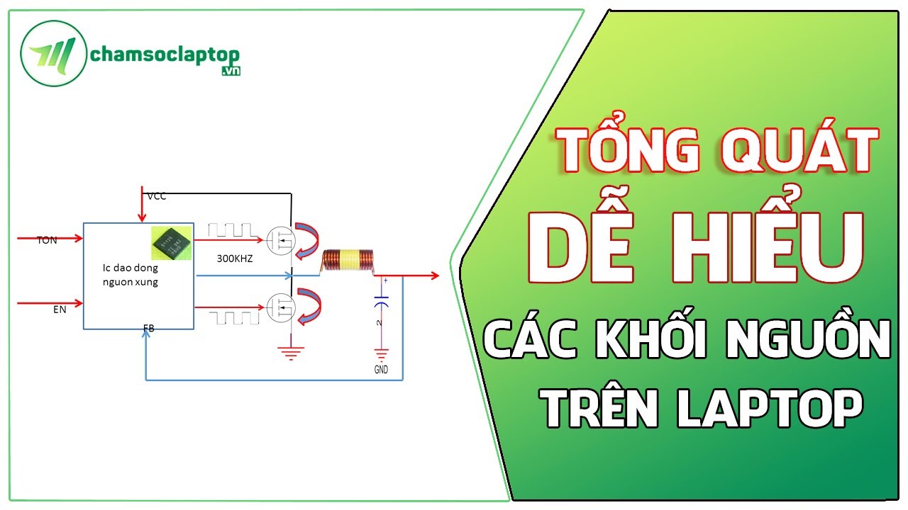 Phân tích tổng quát các khối nguồn laptop cho người mới bắt đầu - Chamsoclaptop.vn