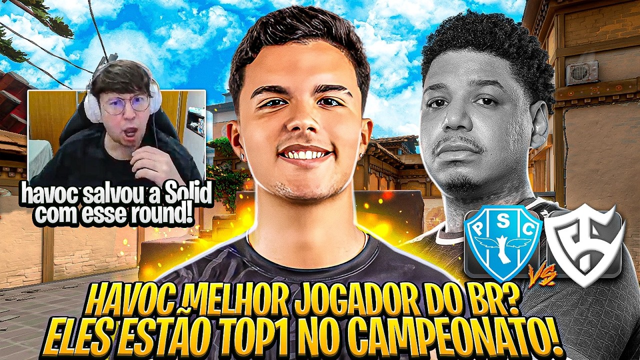 ELE SE TORNOU O MELHOR JOGADOR DO BR? TEAM SOLID é TOP1 sem DGZIN (TSS x PSE)