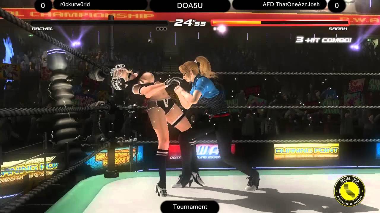 Farewell A1RGEAR Tourney - r0ckurw0rld (Rachel) V AFD ThatOneAznJosh (Sarah) - 11-30
