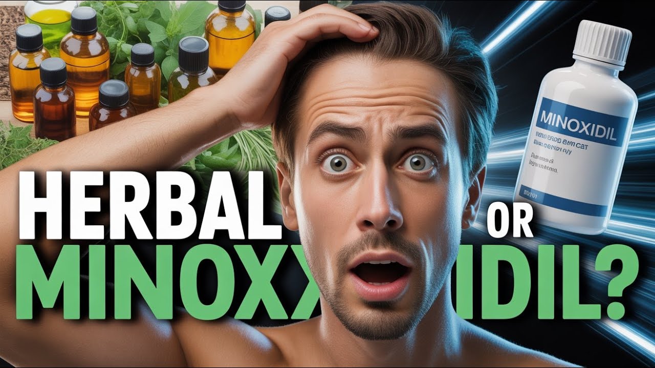 Herbal Hair Oils vs Minoxidil – What Actually Stops Hair Fall