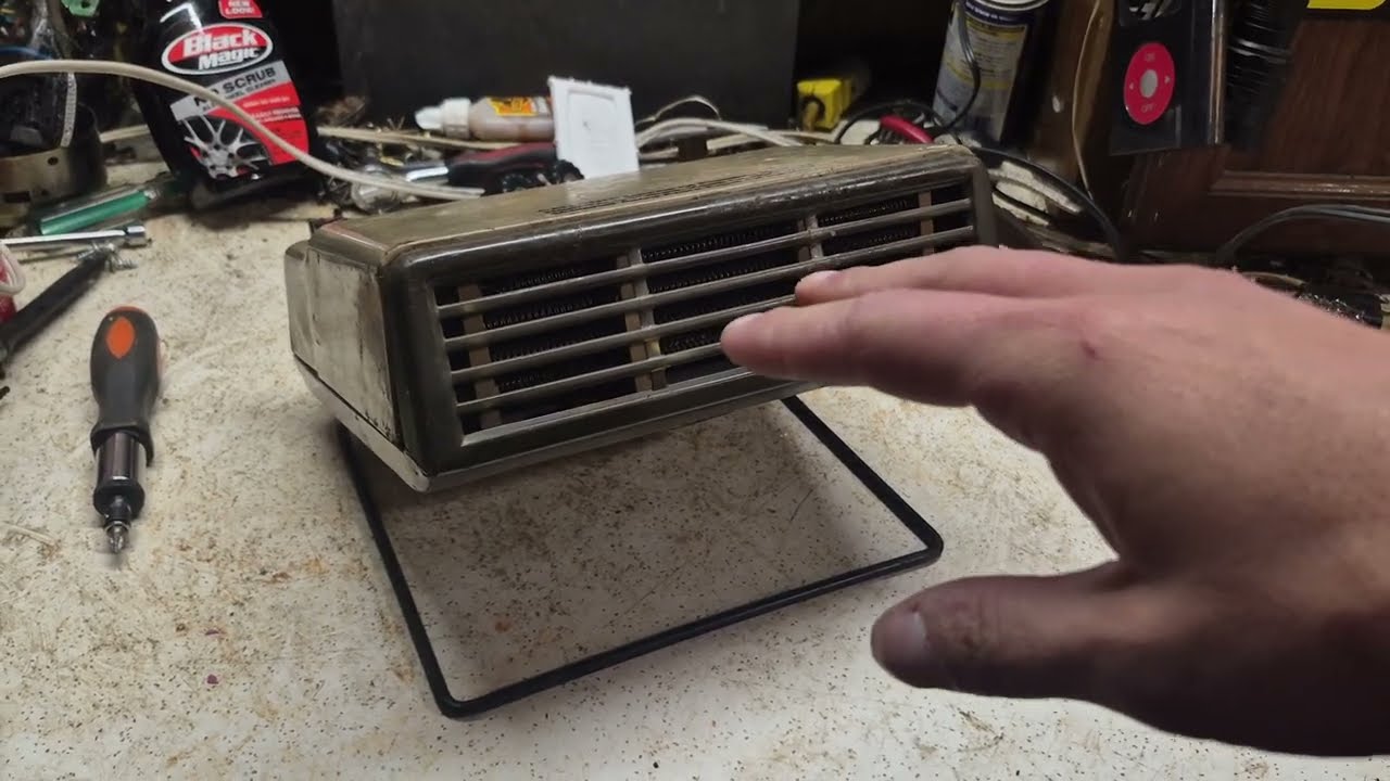 Vintage Arvin model 29H60 combination heater fan 