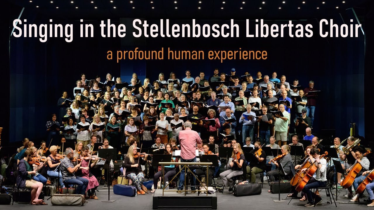 Singing in the Stellenbosch Libertas Choir -  2019 to 2022