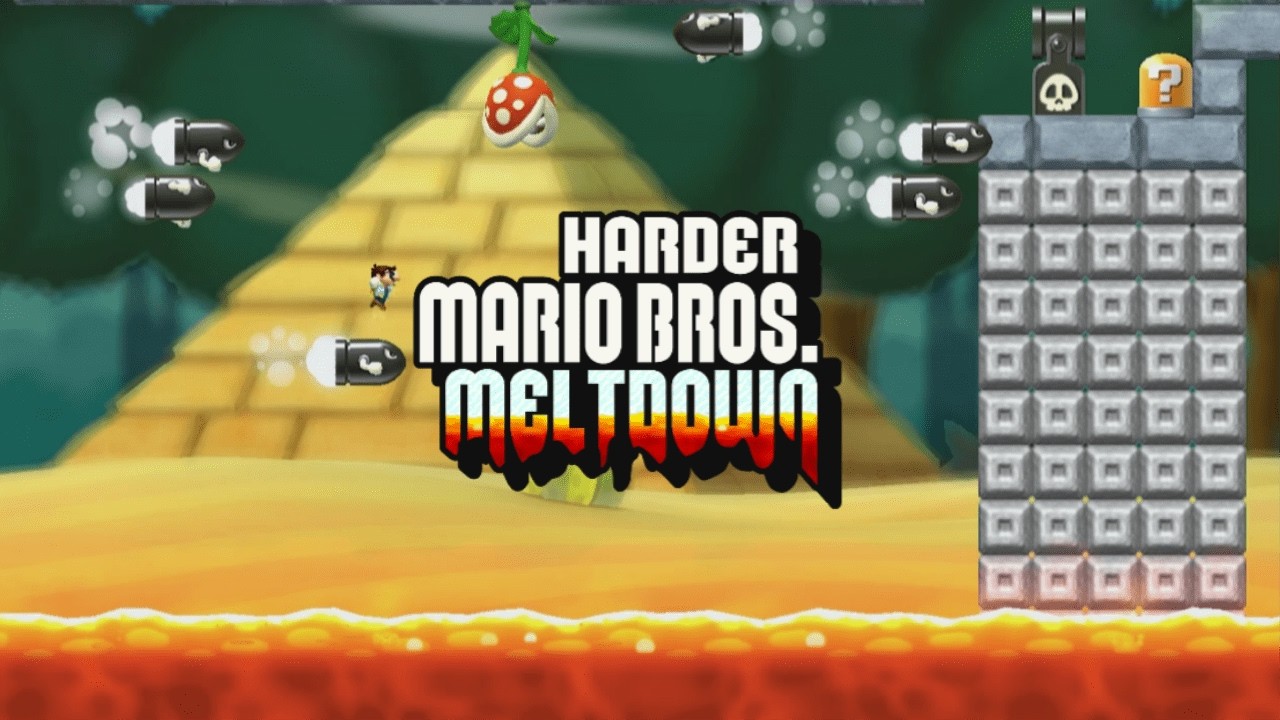 🔥 MELTDOWN  Harder Mario Bros. PART 14 (100%)
