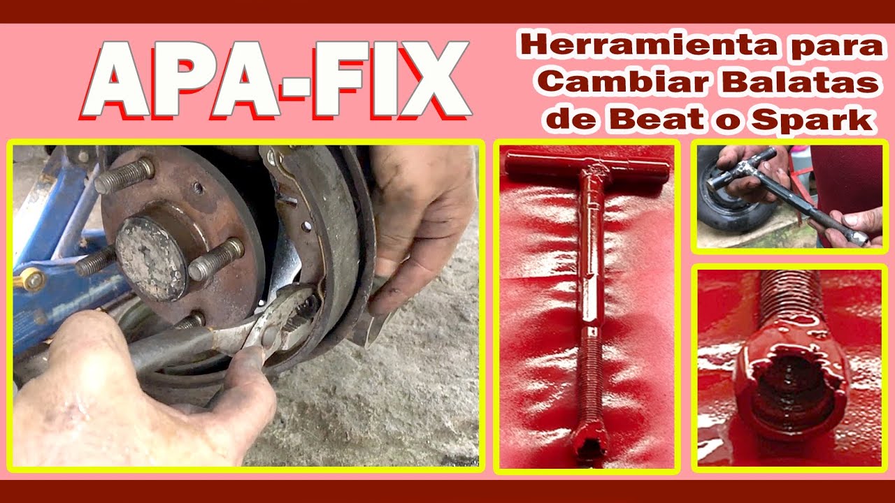 Beat o Spark Balatas Traseras herramienta para cambiarlas fácilmente