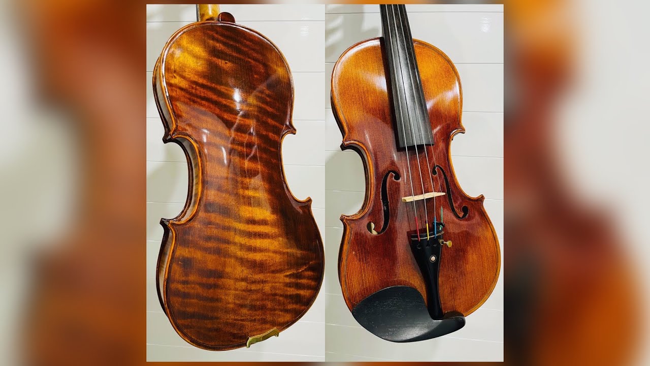 Violino 4/4 Eagle VK-544 Belíssimo Fundo Inteiro Madeira bem Rajada Lindo Excelente Som