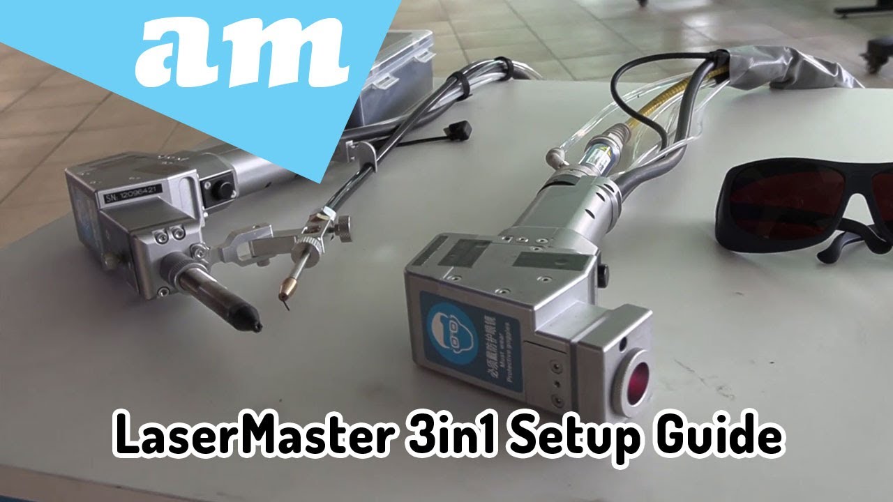 LaserMaster Dedicated 3in1 Laser Cleaning, Laser Welding and Laser Cutting Machine Setup and Demo
