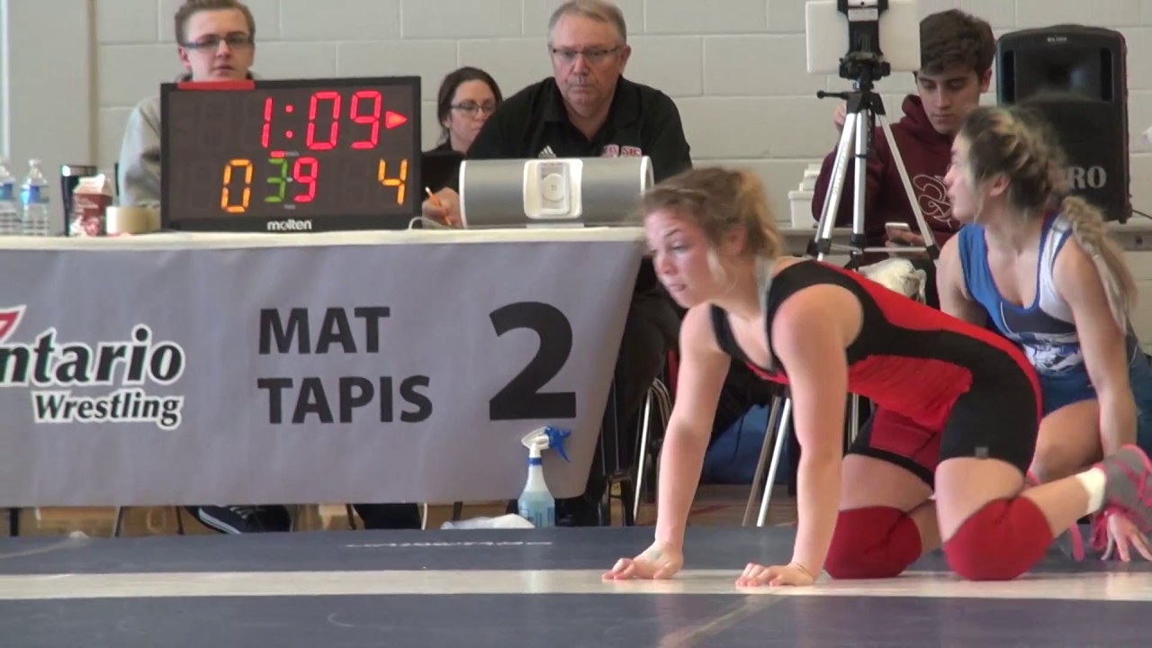 2016 ONT SR PROV FW48kg Natassya Lu (Guelph) vs Mackenzie Smallwood (Brock)
