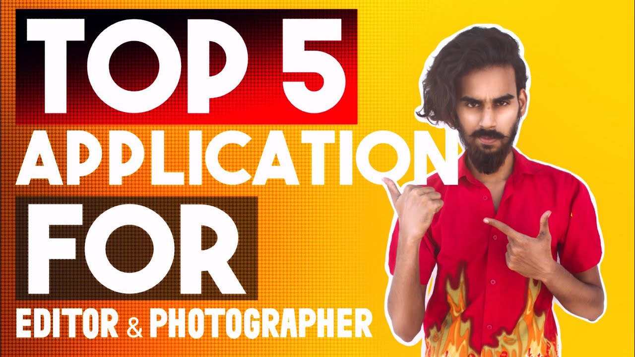 Top 5 Most Useful Apps For Editors & Photographer by PRZ Edits