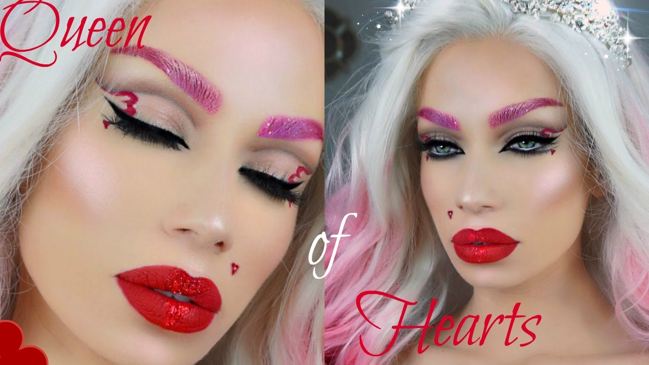 Queen Of Hearts Inspired Makeup Tutorial -Valentines Day