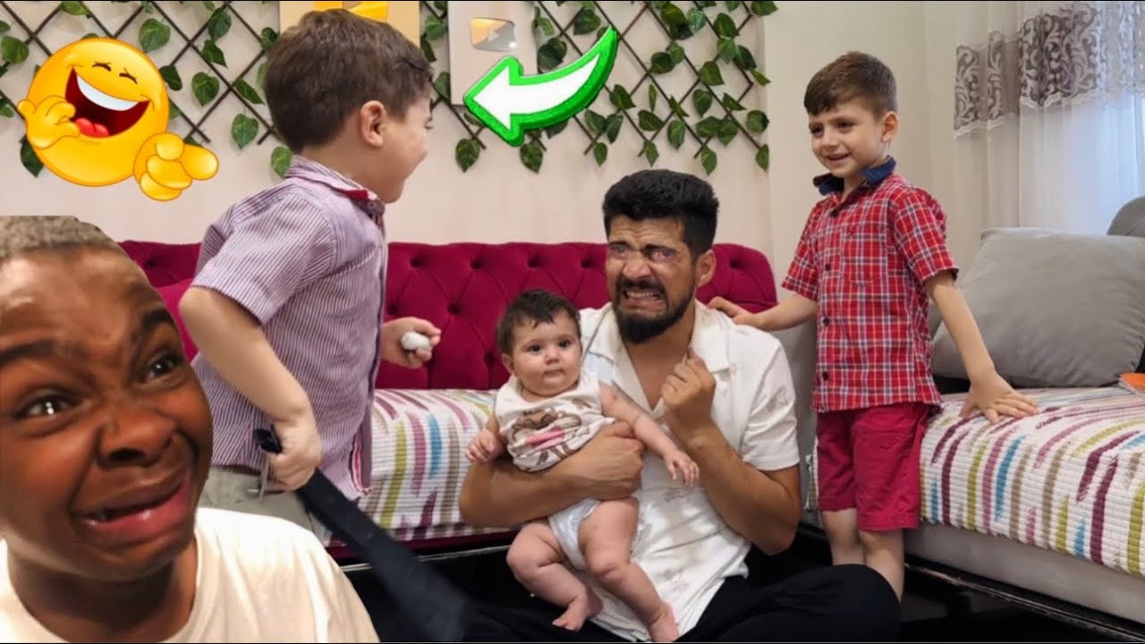 لعبة الجلاد والحاكم والحرامي معا عبودة ومهدي شاهد راح تفرط ضحك😂@ammar_alali12