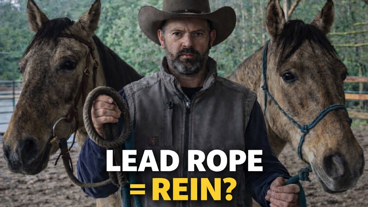 The Lead Rope = Rein: One Conversation, Different Tools with your horse