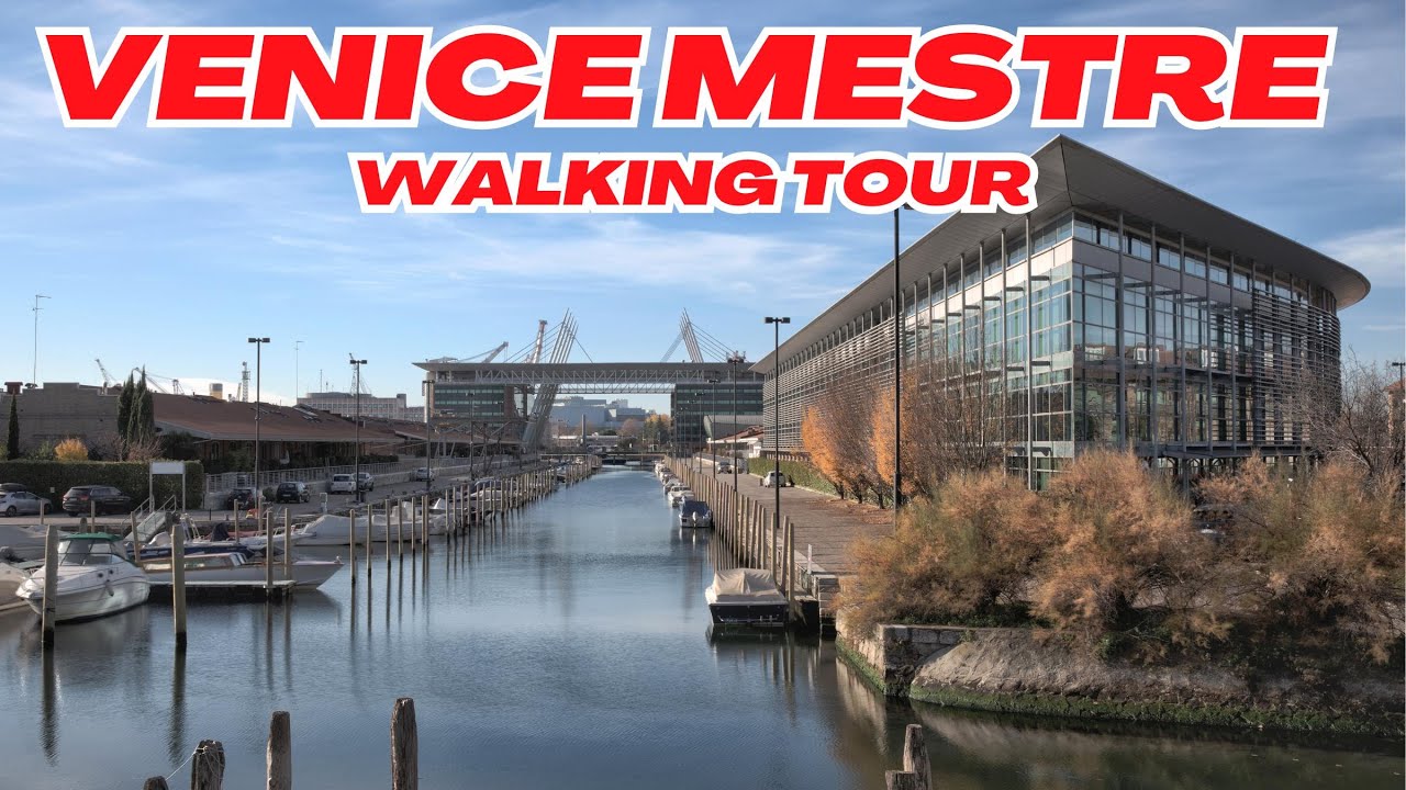 Venice Walking Tour  | Venice Mestre Travel Guide 2024 in 4k