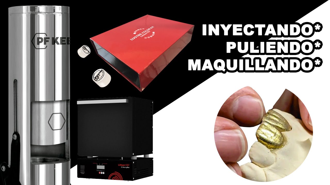 Disilicato de Litio Lithium YZR, Inyección, Pulído y Maquillaje