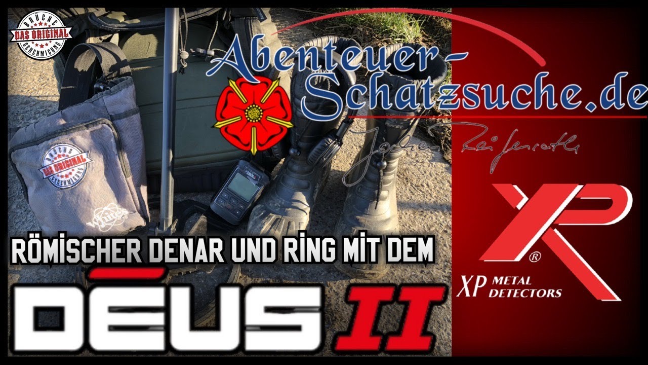 RÖMISCHER DENAR UND RING MIT DEM DEUS II