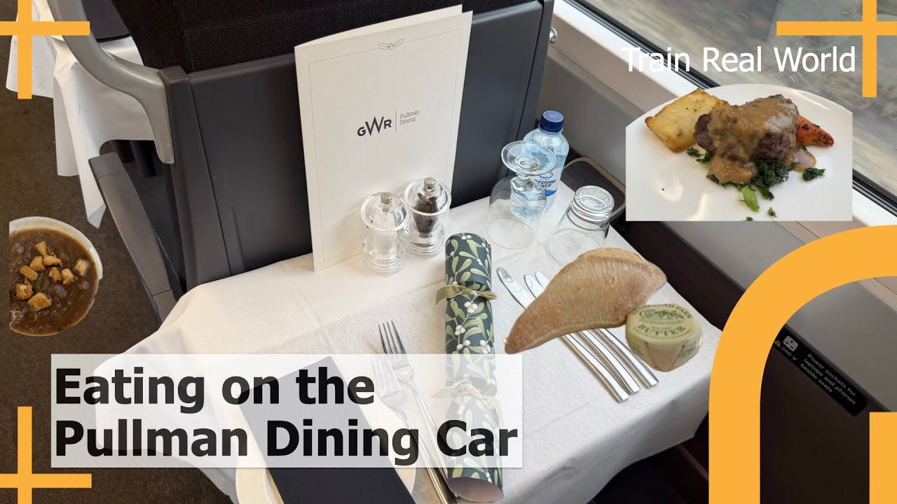 Я обедал в вагоне-ресторане Pullman компании GWR!! - Реальный мир поездов