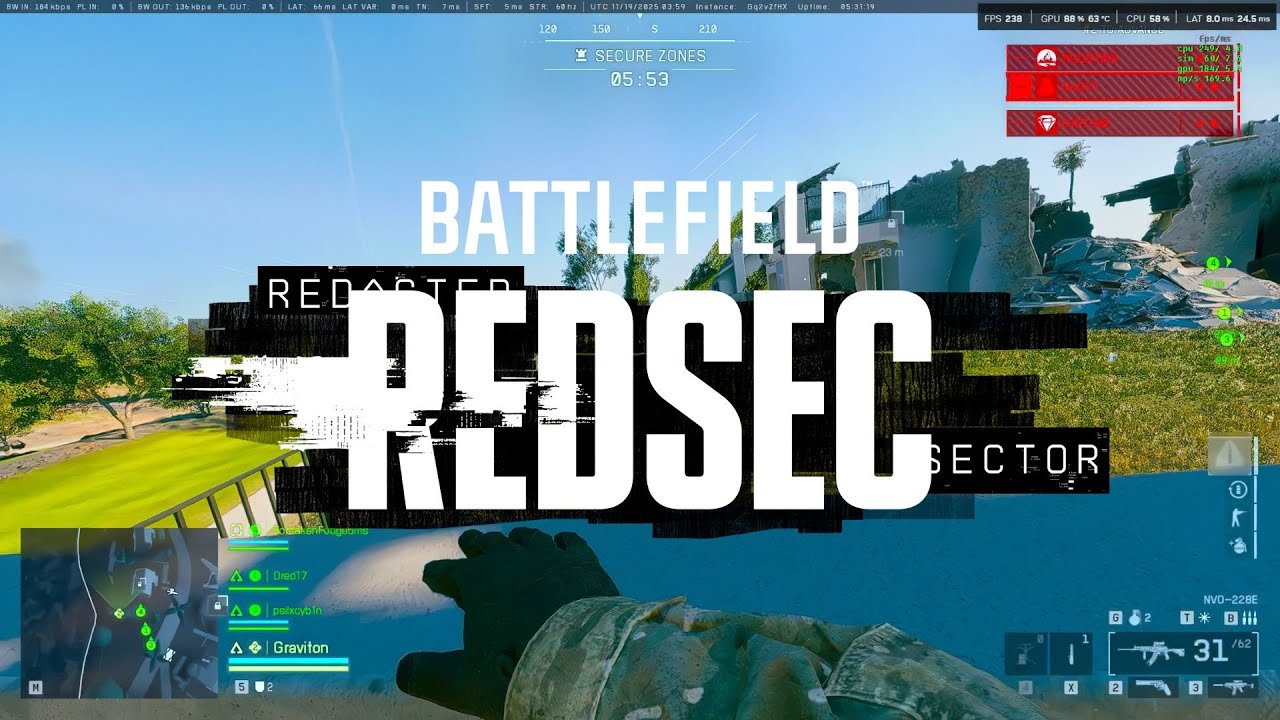 Gauntlet | Battlefield 6 REDSEC Gameplay 28 (No Commentary)