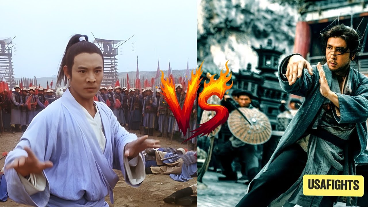 Jet li Fights 1000 Soldiers Vs Donnie Yen Fight 100 Soldiers