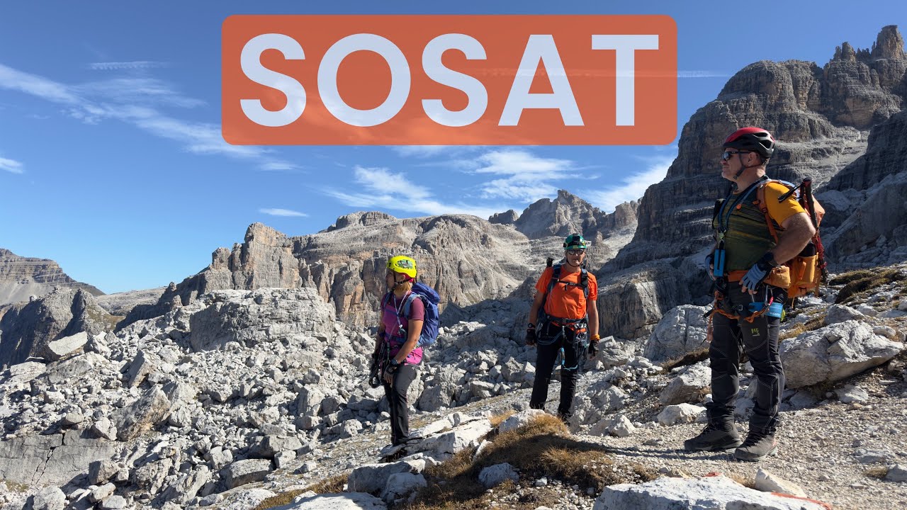 FERRATA SOSAT | Dal Rifugio Tuckett al Brentei – Dolomiti di Brenta