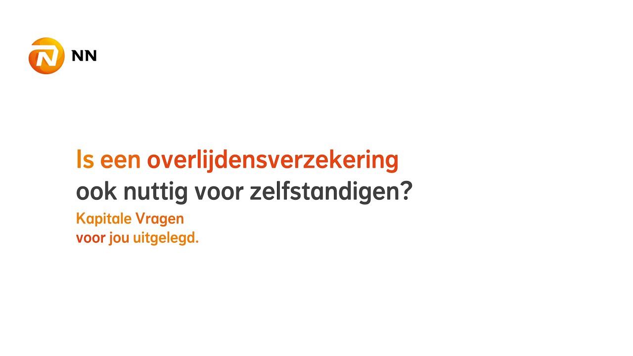 De overlijdensverzekering: ook nuttig voor zelfstandigen? | NN Insurance Belgium