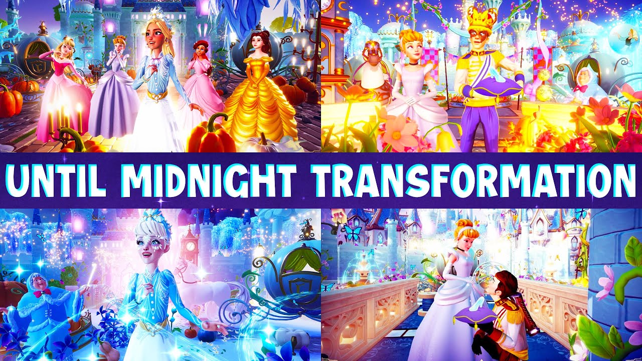Until Midnight Transformation Inspiration in Disney Dreamlight Valley. NEXT LEVEL Snaps!