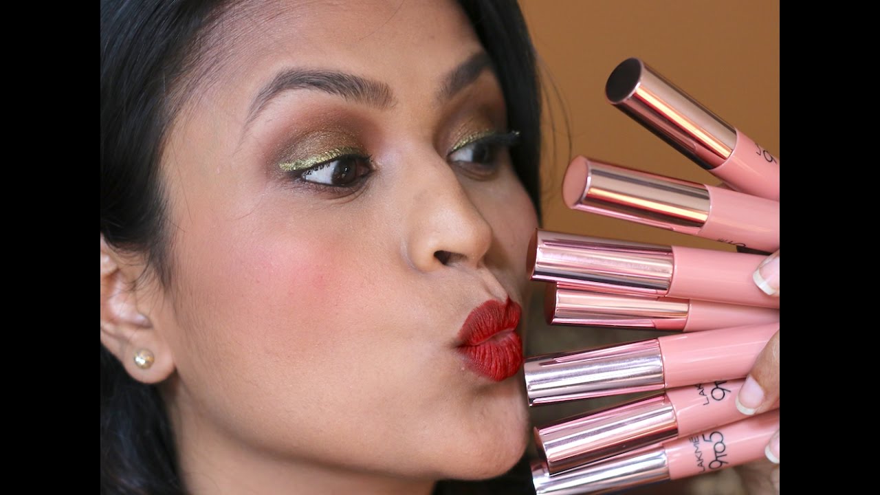 Review Swatches Lakme 9To5 Weightless Matte Mousse Lip & Cheek Color