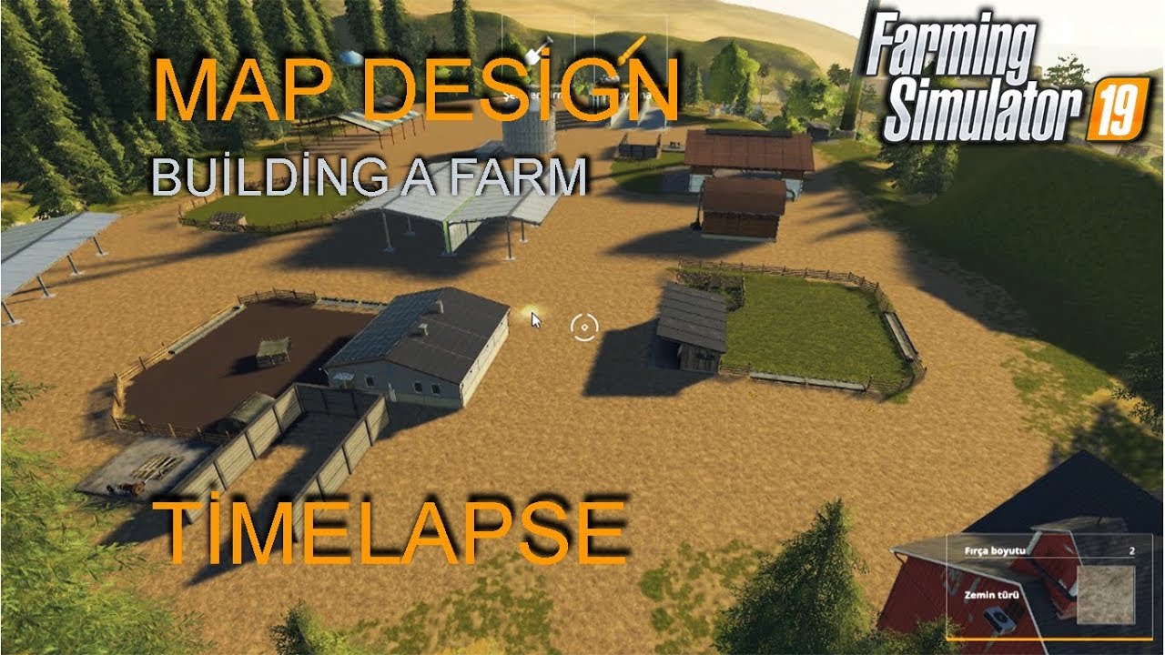 FS19 Timelapse Ravenport #4 Map Design (Building A Farm On Ravenport)