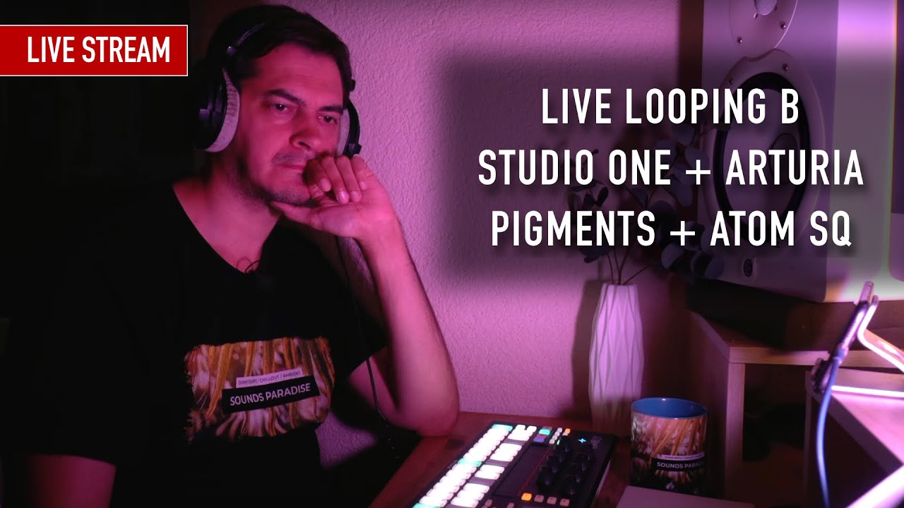 Live looping с Arturia Pigments, ATOM SQ и Studio One