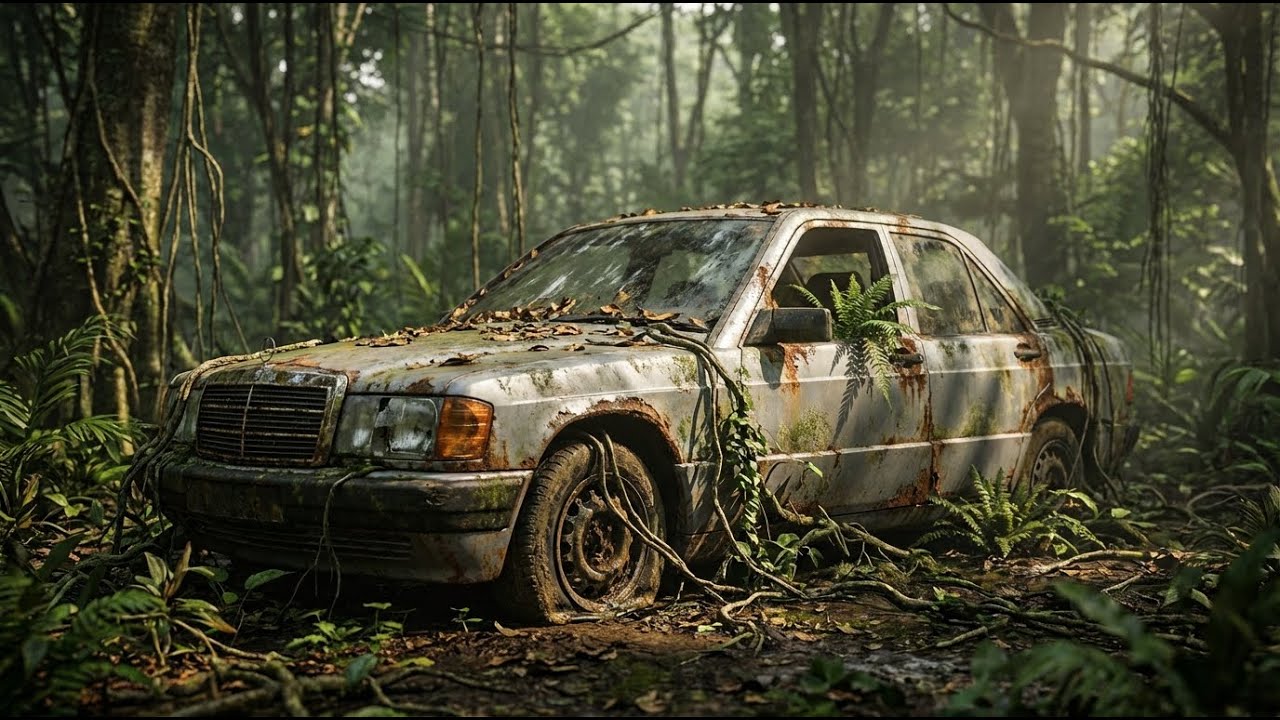 ASMR Car Restoration! Full Restoration 1989 Mercedes 190E#restoration #asmr