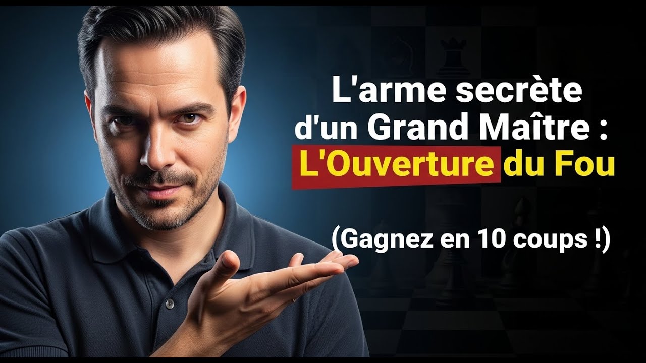 L'arme secr&egrave;te d'un Grand Ma&icirc;tre : L'Ouverture du Fou (Gagnez en 10 coups !)