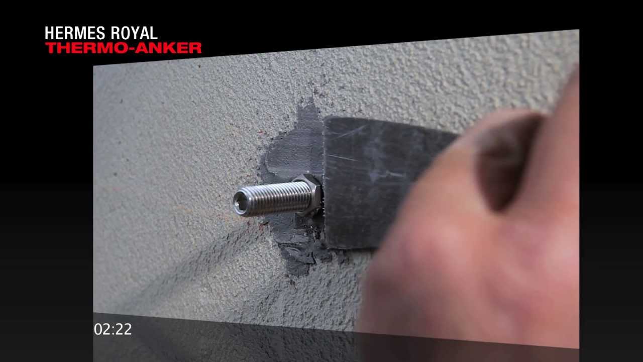 Hermes Royal Thermo-Anker - Montage / Befestigung in WDVS