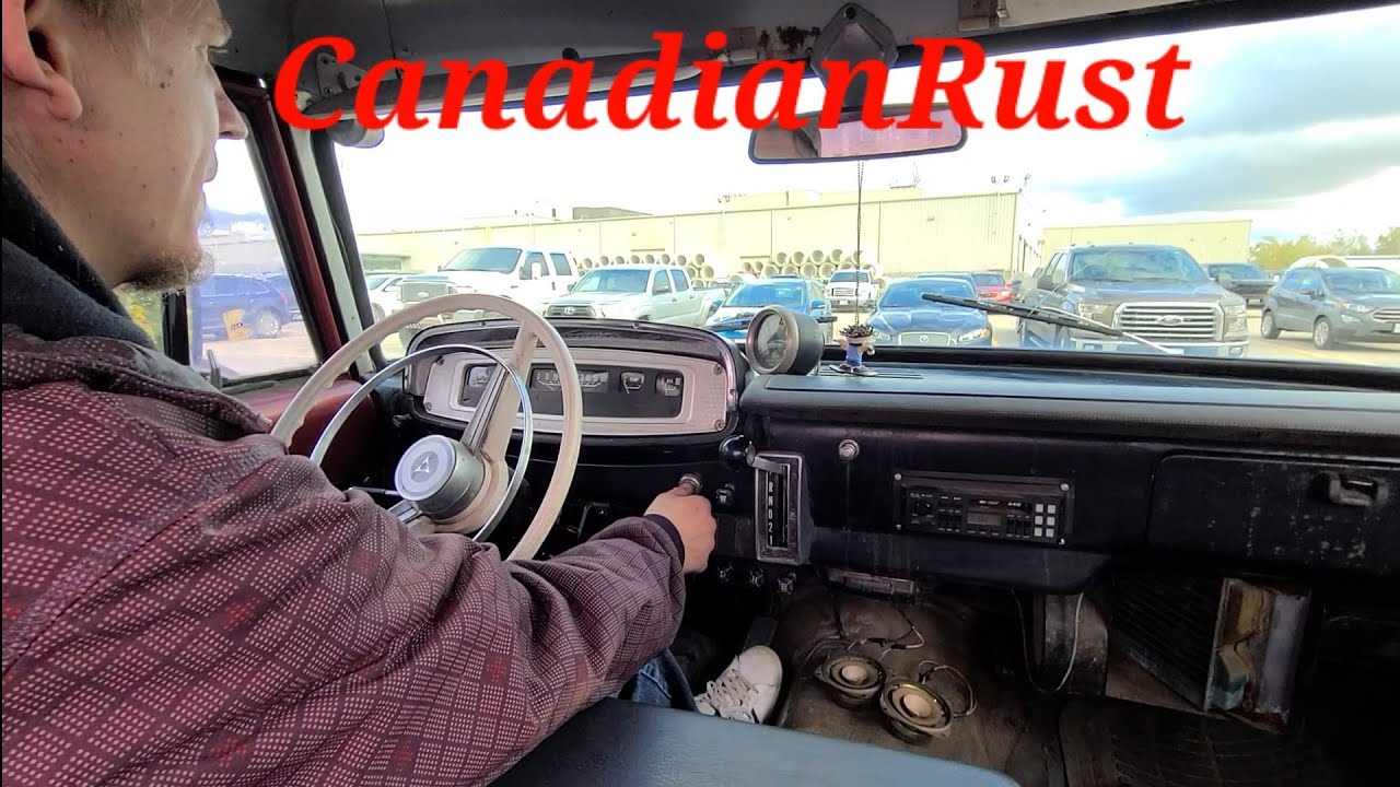 dodge d100 cold start, at work. plus she stalled in traffic 👍