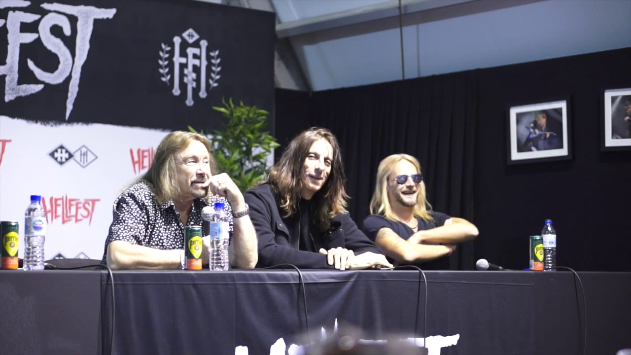 Judas Priest press conference @ Hellfest 2018