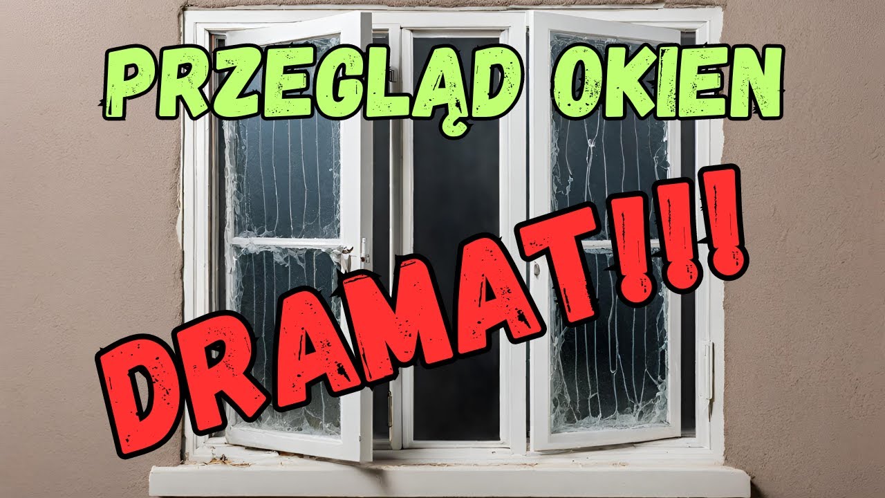 PRZERAŻAJĄCE nieszczelności okien!!!