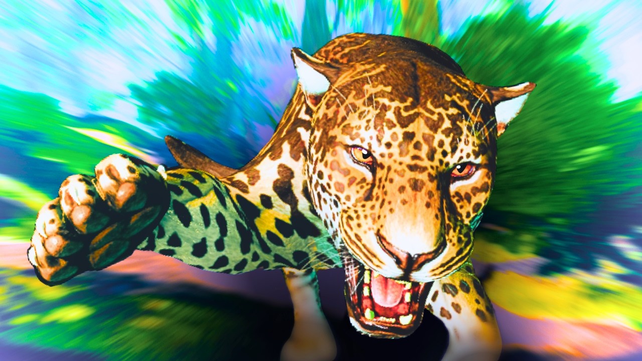 Playing as a JAGUAR in NEW AMAZONIAN SURVIVAL GAME!!