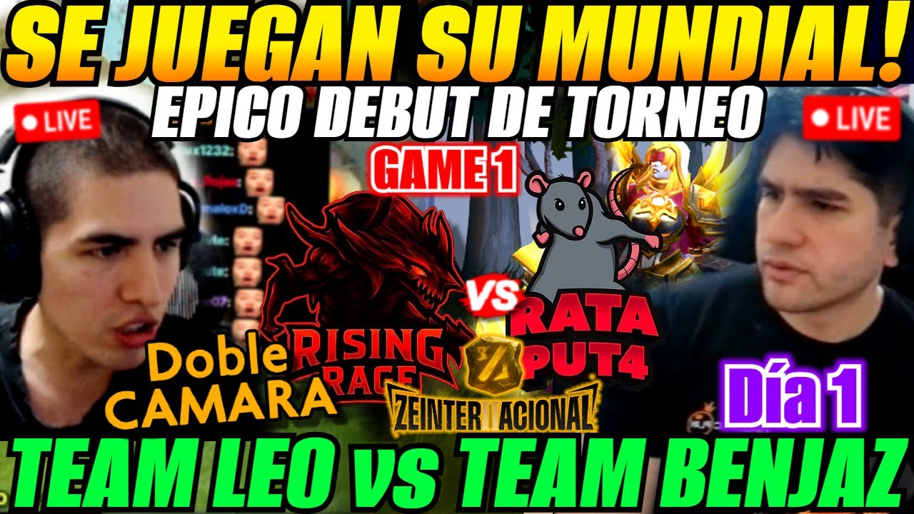 😲Leo épico DEBUT! Día 1 ZEINTERNACIONAL 2😲Team LEO vs Team BENJAZ Game 1