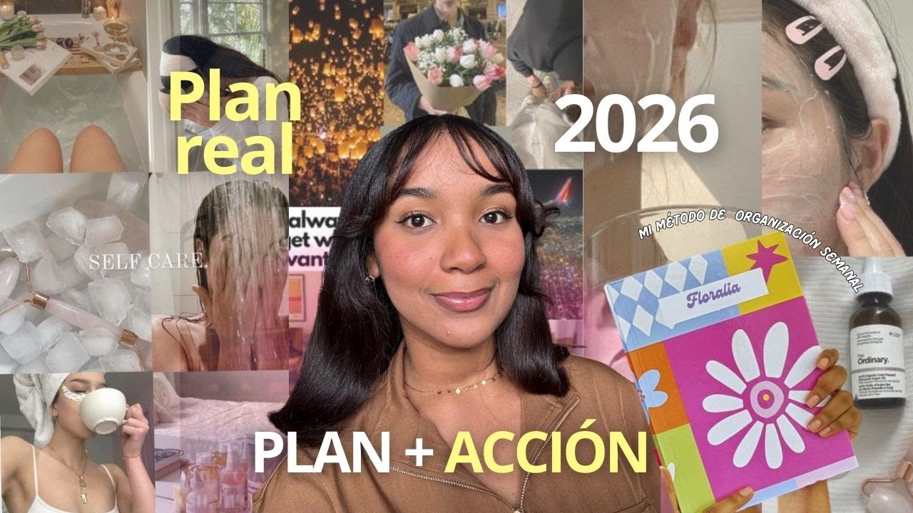 Cómo planificar tu año y cumplir tus metas📈 (plan realista para este 2026) | Agenda + Organización 