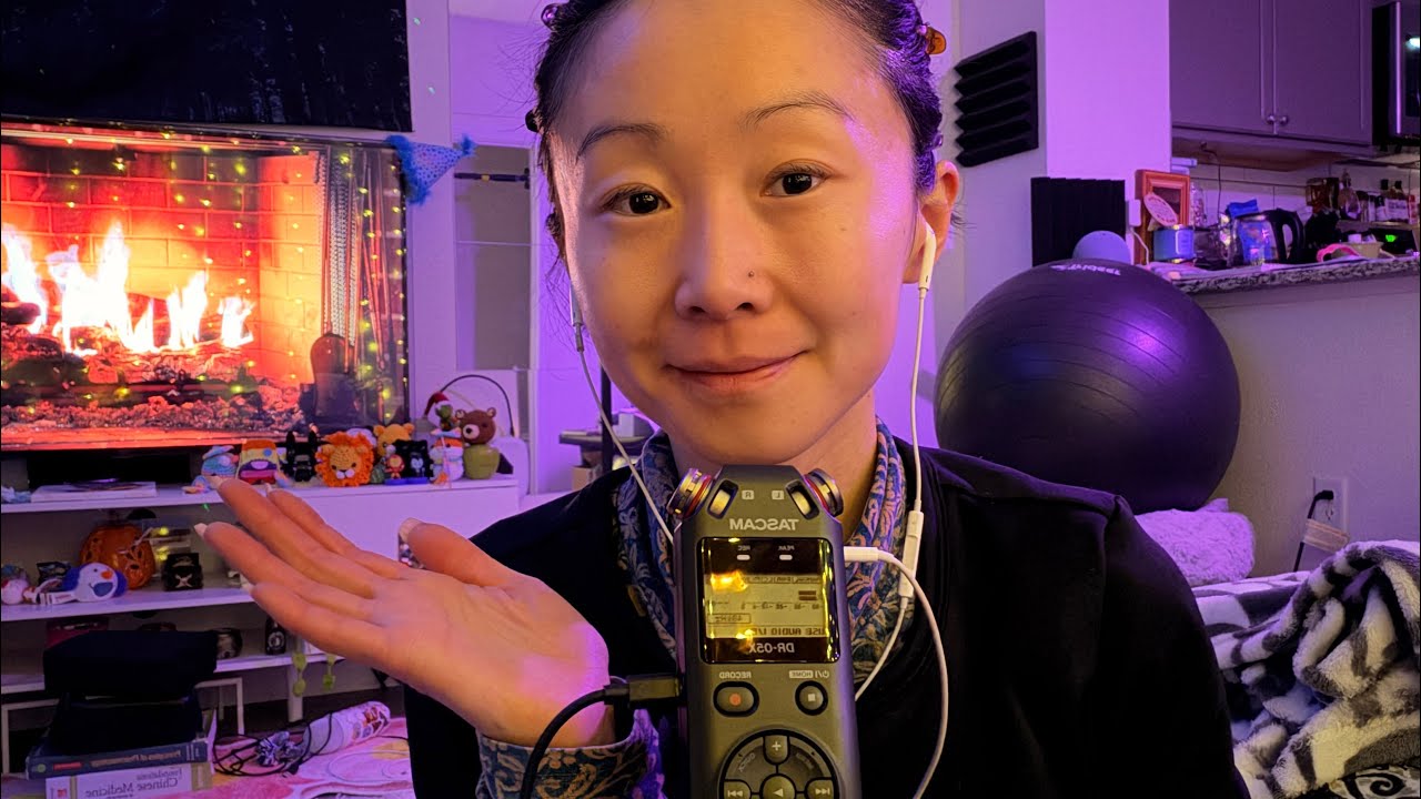 NOSTALGIC TASCAM ASMR (nostalgia old songs y2k for sleep 😴) close up whispers 
