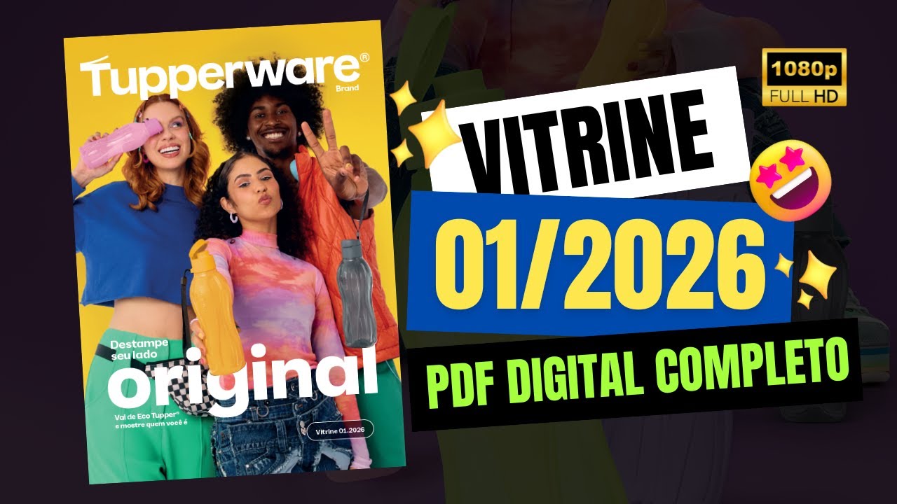 Vitrine 01/2026 Completa em HD Tupperware (PDF / Digital)