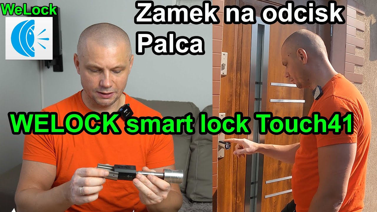 WELOCK smart lock Touch41, Inteligentny zamek do drzwi na odcisk palca