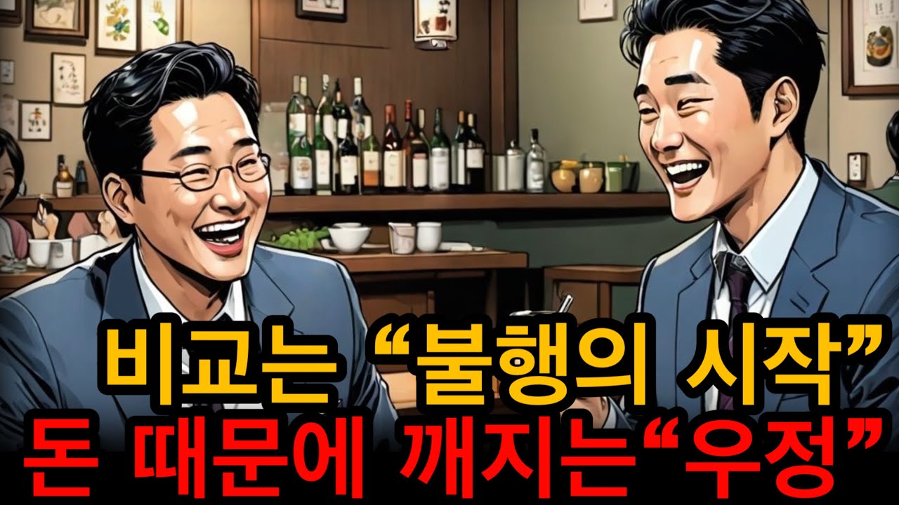돈 때문에 깨지는 우정 (비교는 불행의 시작, 질투는 우정의 끝)