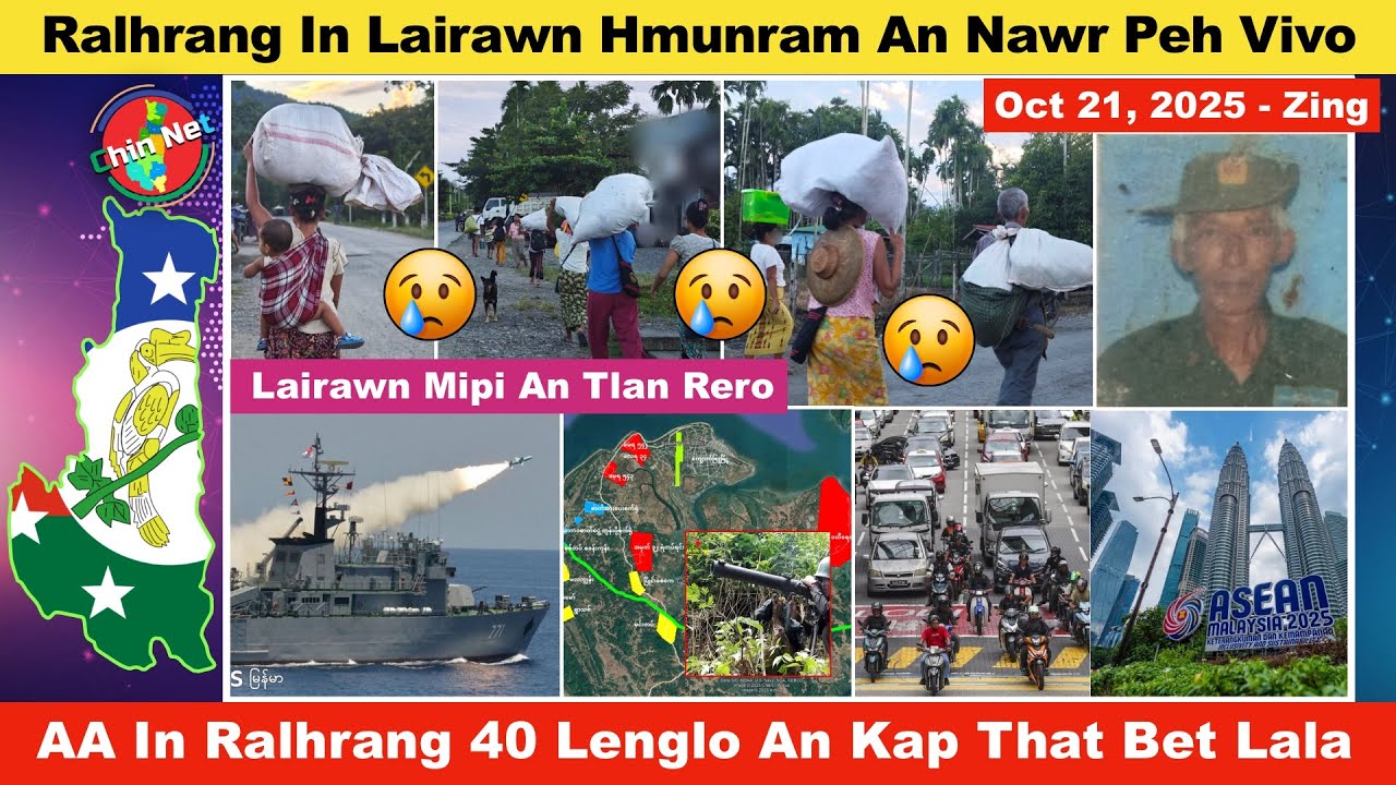 Oct 21 Zing: Ralhrang In Lairawn Hmun Tampi An Nawr Vivo. AA In Ralhrang 40 Lai Kap That Lala